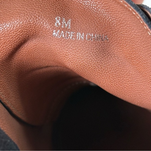 LINEA PAOLO Felicia Leather Platform Wedge Sneaker Bootie camo ankle boot 8 - Picture 12 of 12